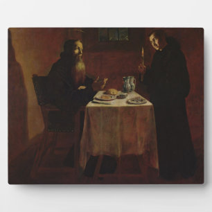 St. Benedict Blessing St. Maur Plaque