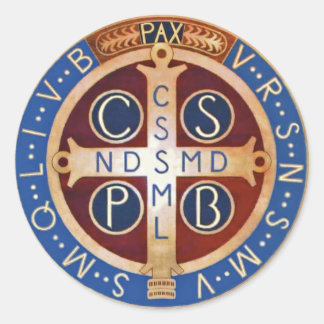 St. Benedict Exorcism Medal Stickers