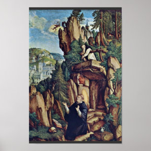 St. Benedict In Prayer By Meister Von Meßkirch (B Poster
