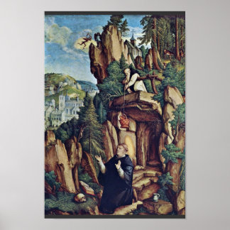 St. Benedict In Prayer By Meister Von Meßkirch Poster