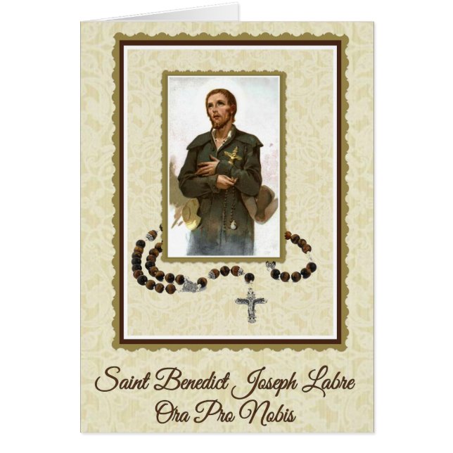 St. Benedict Joseph Labre Rosary (Front)