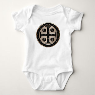 St. Benedict Medal Baby Bodysuit