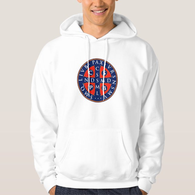 St. Benedict Medal Design Hoodie (Front)