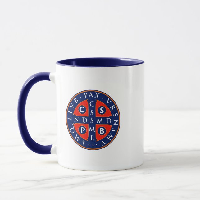 St. Benedict Medal Design Mug (Left)