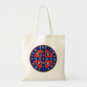 St. Benedict Medal Design Tote Bag
