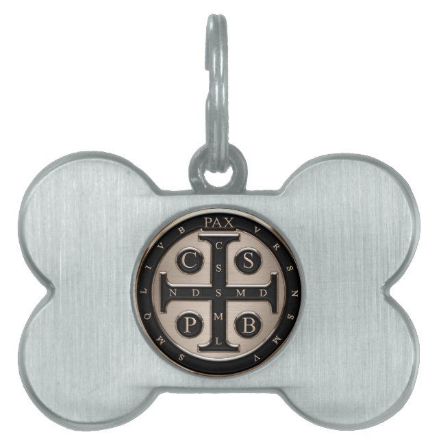 St. Benedict Medal Pet Tag (Front)