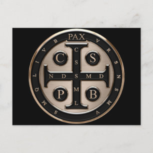 St. Benedict Medal Postcard