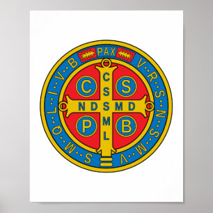 St Benedict Medal Poster