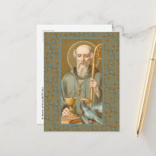 St. Benedict of Nursia (JM 07) Postcard