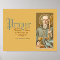 St. Benedict of Nursia (JM 07; Quote on Prayer)