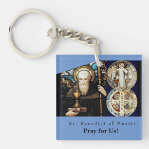 St. Benedict of Nursia Key Ring