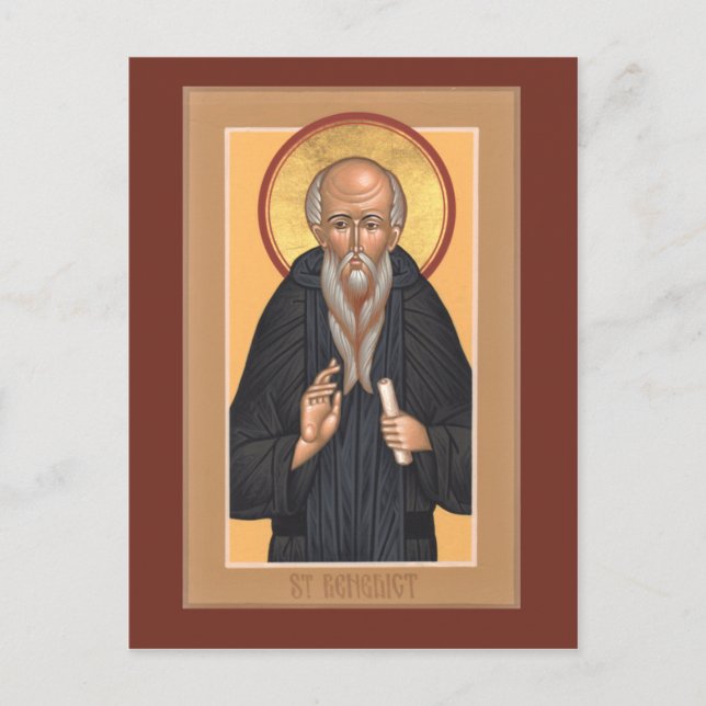 St. Benedict Prayer Card (Front)