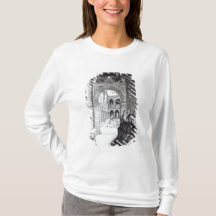 St. Benedict Preaching in the Monastery T-Shirt