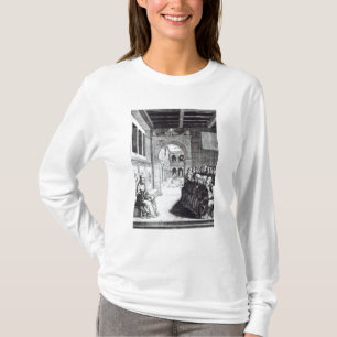 St. Benedict Preaching in the Monastery T-Shirt