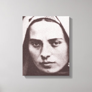 ST BERNADETTE CANVAS PRINT