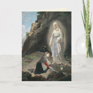 St. Bernadette Catholic Religious Saint Nun Card