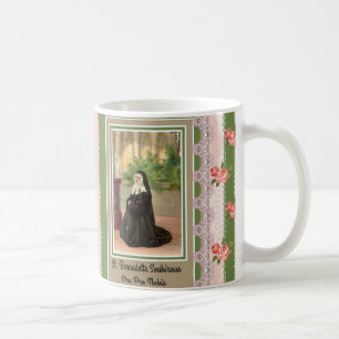 St. Bernadette Lourdes God Bless You Coffee Mug