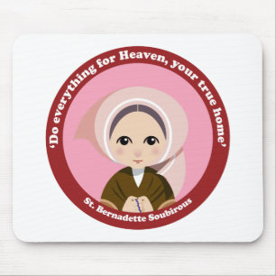 St. Bernadette Soubirous Mouse Mat