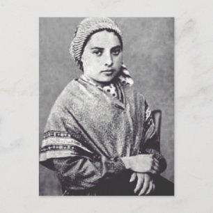 St. Bernadette Soubirous - Patron Saint of Illness Postcard