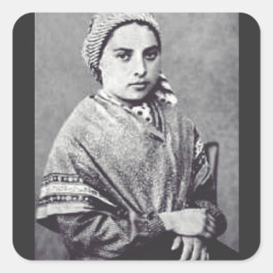 St. Bernadette Soubirous - Patron Saint of Illness Square Sticker