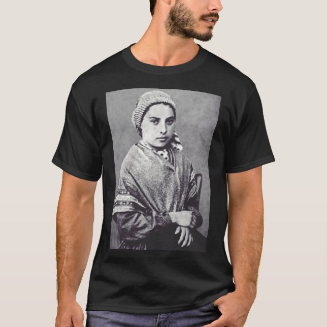 St. Bernadette Soubirous - Patron Saint of Illness T-Shirt (Front)