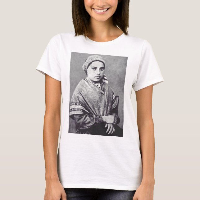 St. Bernadette Soubirous - Patron Saint of Illness T-Shirt (Front)