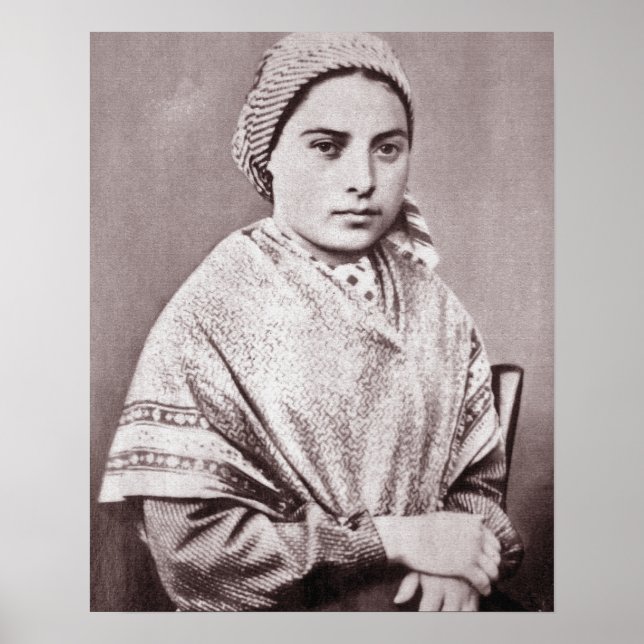 St. Bernadette Soubirous Poster (Front)