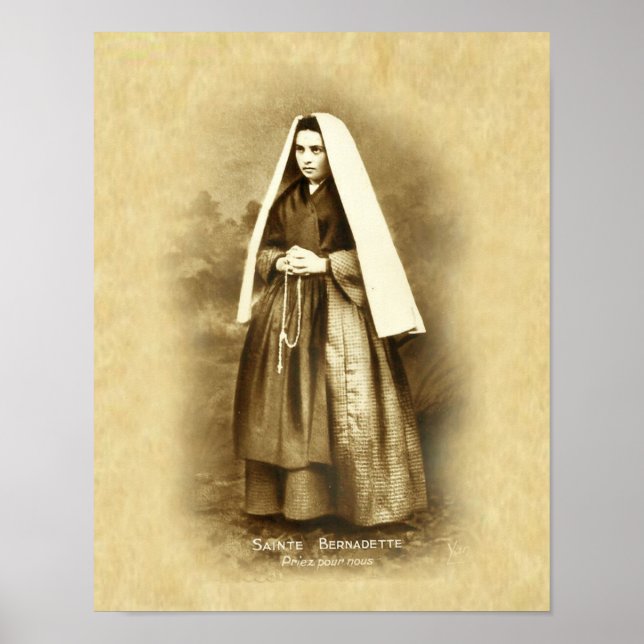 St. Bernadette Soubirous Poster (Front)