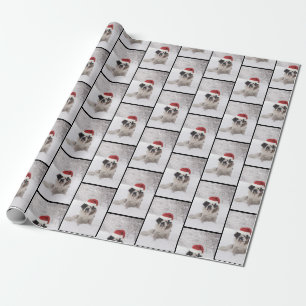 St Bernard Christmas wrap Wrapping Paper
