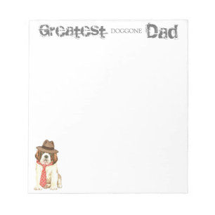 St. Bernard Dad Notepad