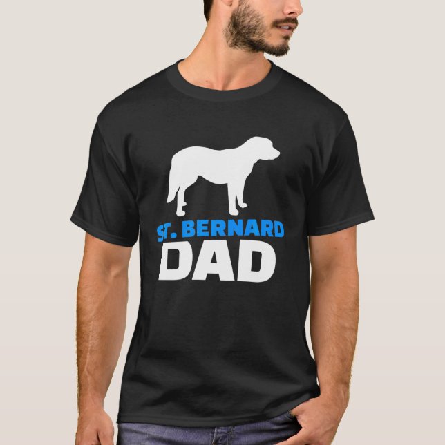St Bernard Dad Premium T-Shirt (Front)