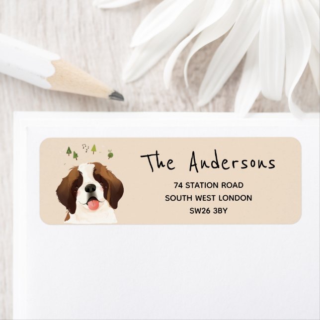 St. Bernard Dog Illustration Pet  (Insitu)