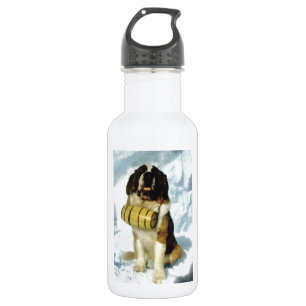 St Bernard dog, Mountain Rescue 532 Ml Water Bottle