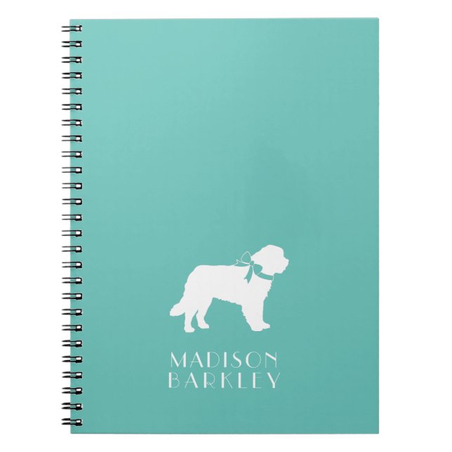St. Bernard Dog Puppy Notebook (Front)