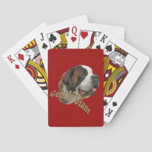 St. Bernard Gentle Giant Playing Cards