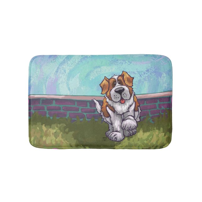 St. Bernard Gifts & Accessories Bath Mat (Front)