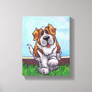 St. Bernard Gifts & Accessories Canvas Print