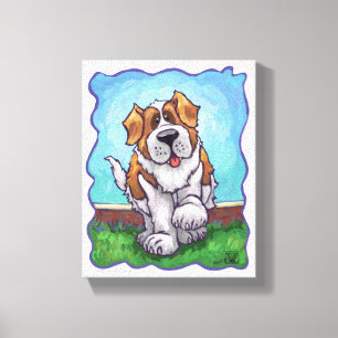 St. Bernard Gifts & Accessories Canvas Print