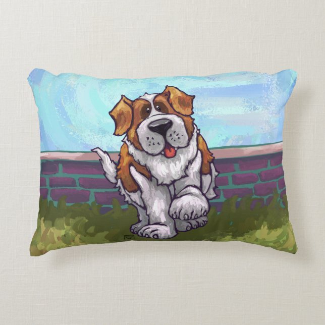 St. Bernard Gifts & Accessories Decorative Cushion (Front)
