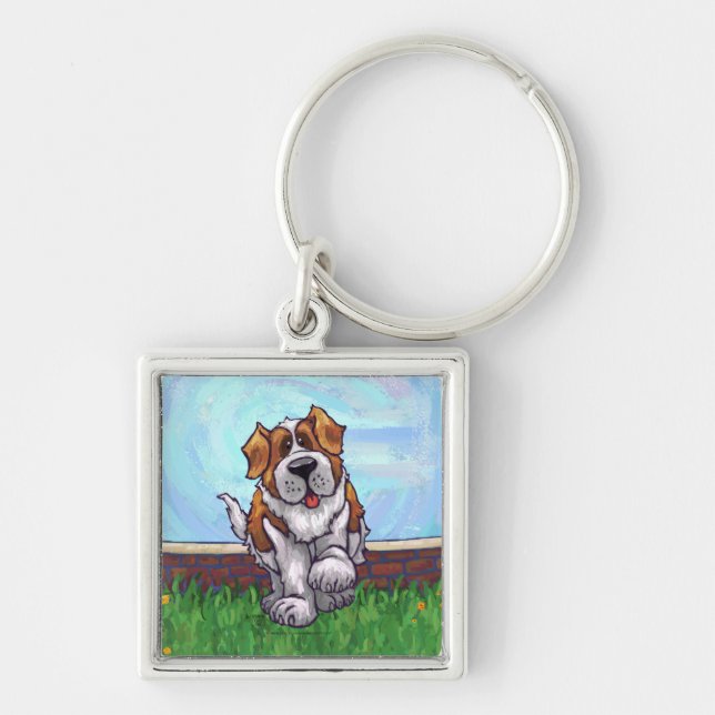 St. Bernard Gifts & Accessories Key Ring (Front)