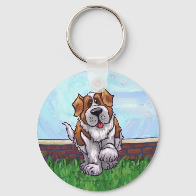 St. Bernard Gifts & Accessories Key Ring (Front)