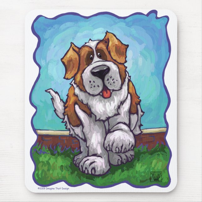St. Bernard Gifts & Accessories Mouse Mat (Front)