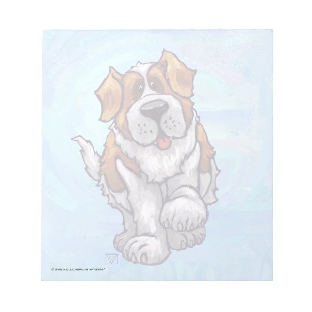 St. Bernard Gifts & Accessories Notepad (Front)