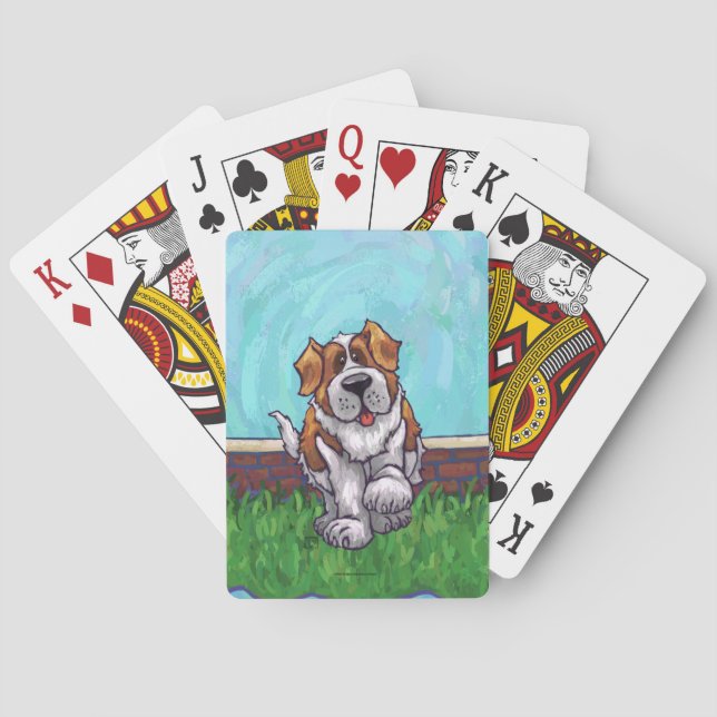 St. Bernard Gifts & Accessories Playing Cards (Back)
