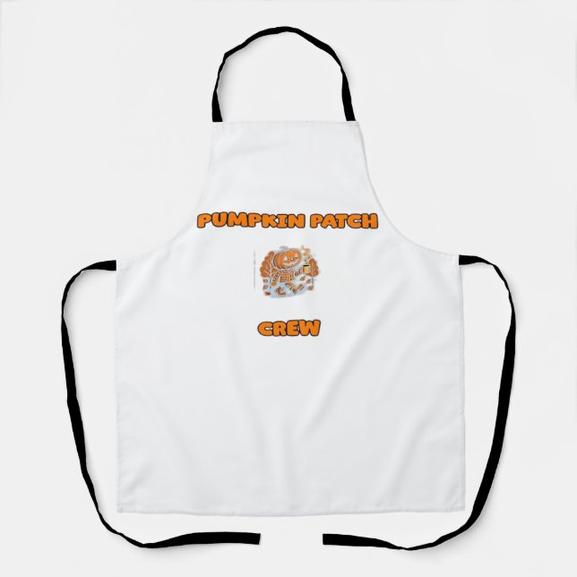 St. Bernard Halloween Thanksgiving Christmas Class Apron (Front)