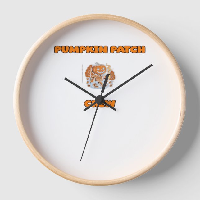 St. Bernard Halloween Thanksgiving Christmas Class Clock (Front)