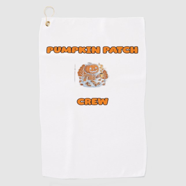 St. Bernard Halloween Thanksgiving Christmas Class Golf Towel (Front)