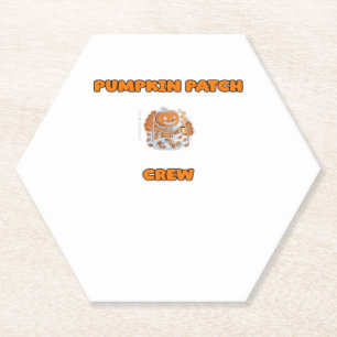 St. Bernard Halloween Thanksgiving Christmas Class Paper Coaster