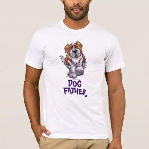 St. Bernard Heads and Tails Dog Father T-Shirt