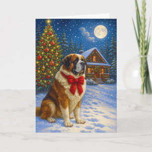 St. Bernard Holiday Card